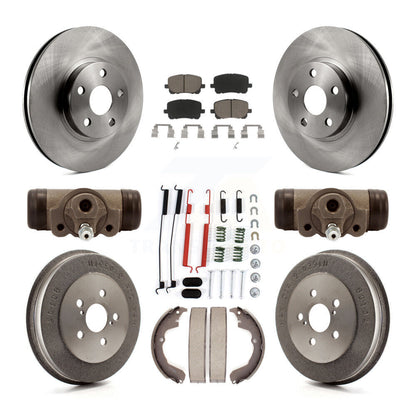 [Avant + Arrière] Kit de Disque et plaquette (céramique) de frein pour Toyota Matrix Pontiac Vibe K8C-102805