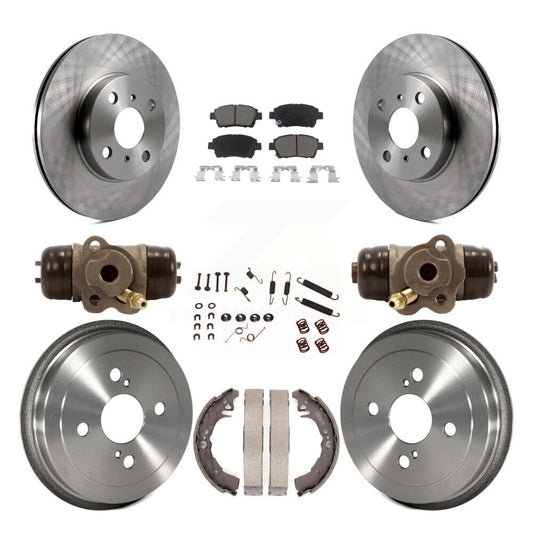 [Avant + Arrière] Kit de Disque et plaquette (céramique) de frein pour 2001-2005 Toyota Echo K8C-102811