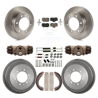 [Avant + Arrière] Kit de Disque et plaquette (céramique) de frein pour 2001 Toyota 4Runner Limited Base SR5 avec 15" Factory Wheels K8C-102813