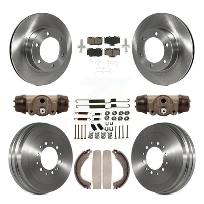 [Avant + Arrière] Kit de Disque et plaquette (céramique) de frein pour 2002 Toyota 4Runner Limited SR5 avec 16" Factory Wheels K8C-102814