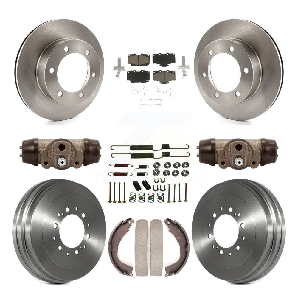 [Avant + Arrière] Kit de Disque et plaquette (céramique) de frein pour 2002 Toyota 4Runner Limited SR5 avec 15" Factory Wheels K8C-102815