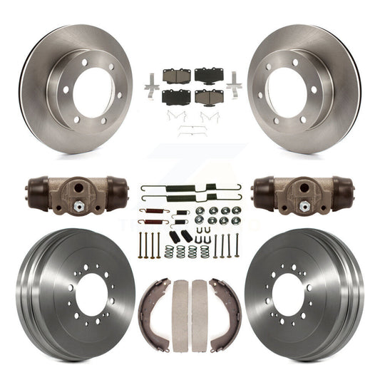 [Avant + Arrière] Kit de Disque et plaquette (céramique) de frein pour 2002 Toyota 4Runner Limited SR5 avec 15" Factory Wheels K8C-102815