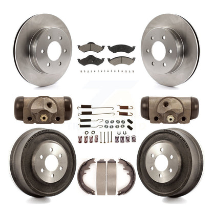 [Avant + Arrière] Kit de Disque et plaquette (céramique) de frein pour 2000-2002 Dodge Dakota Durango K8C-102827