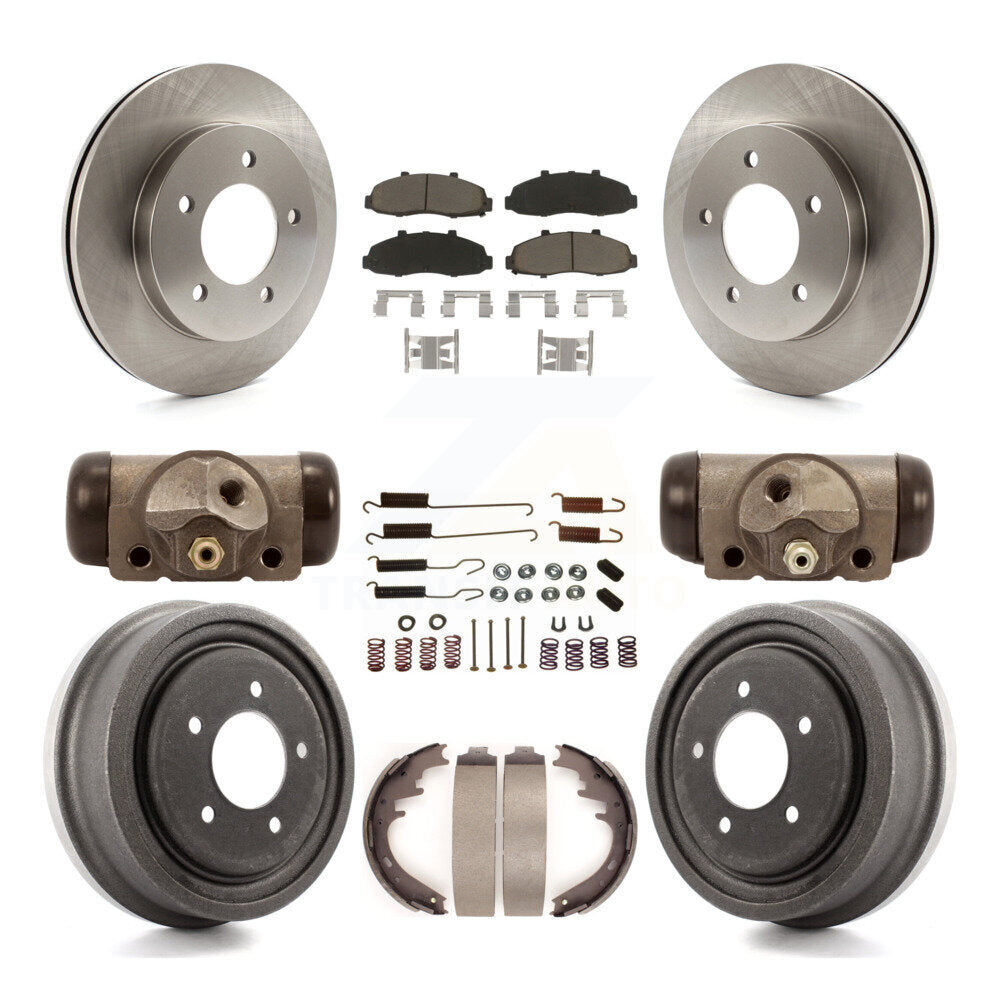 [Avant + Arrière] Kit de Disque et plaquette (céramique) de frein pour Ford F-150 4WD K8C-102828