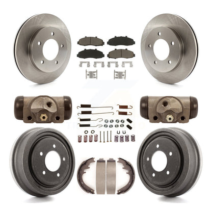 [Avant + Arrière] Kit de Disque et plaquette (céramique) de frein pour Ford F-150 4WD K8C-102828