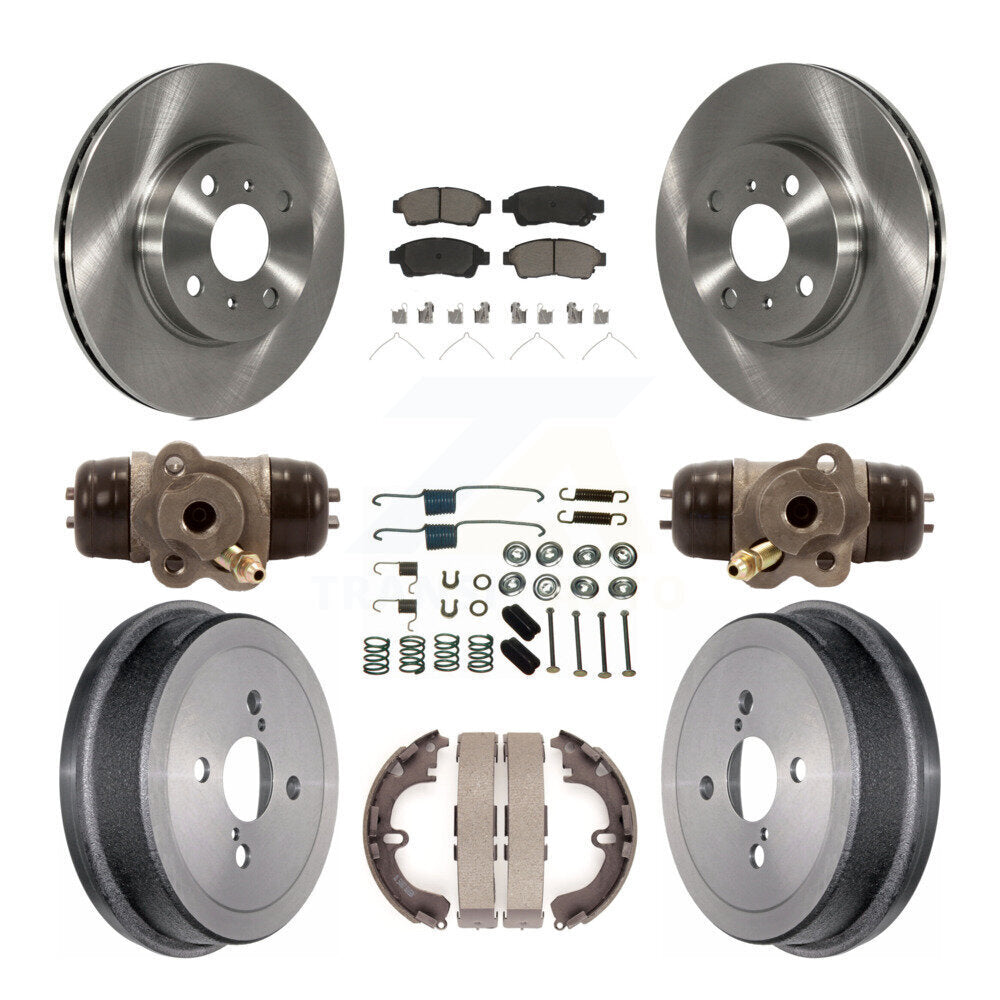 [Avant + Arrière] Kit de Disque et plaquette (céramique) de frein pour 1993-1997 Toyota Corolla Geo Prizm K8C-102833