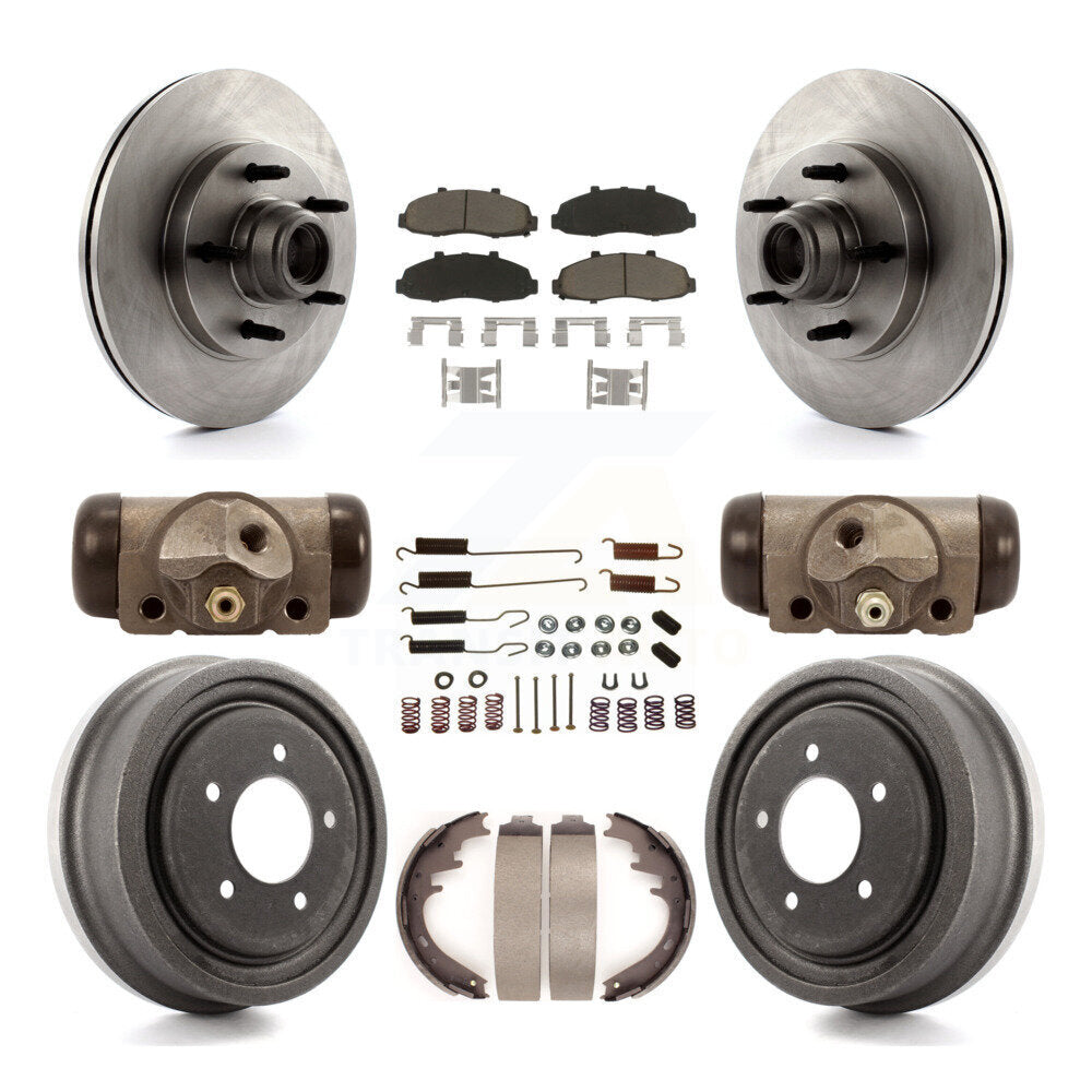 [Avant + Arrière] Kit de Disque et plaquette (céramique) de frein pour Ford F-150 K8C-102849