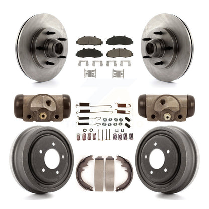 [Avant + Arrière] Kit de Disque et plaquette (céramique) de frein pour Ford F-150 K8C-102849