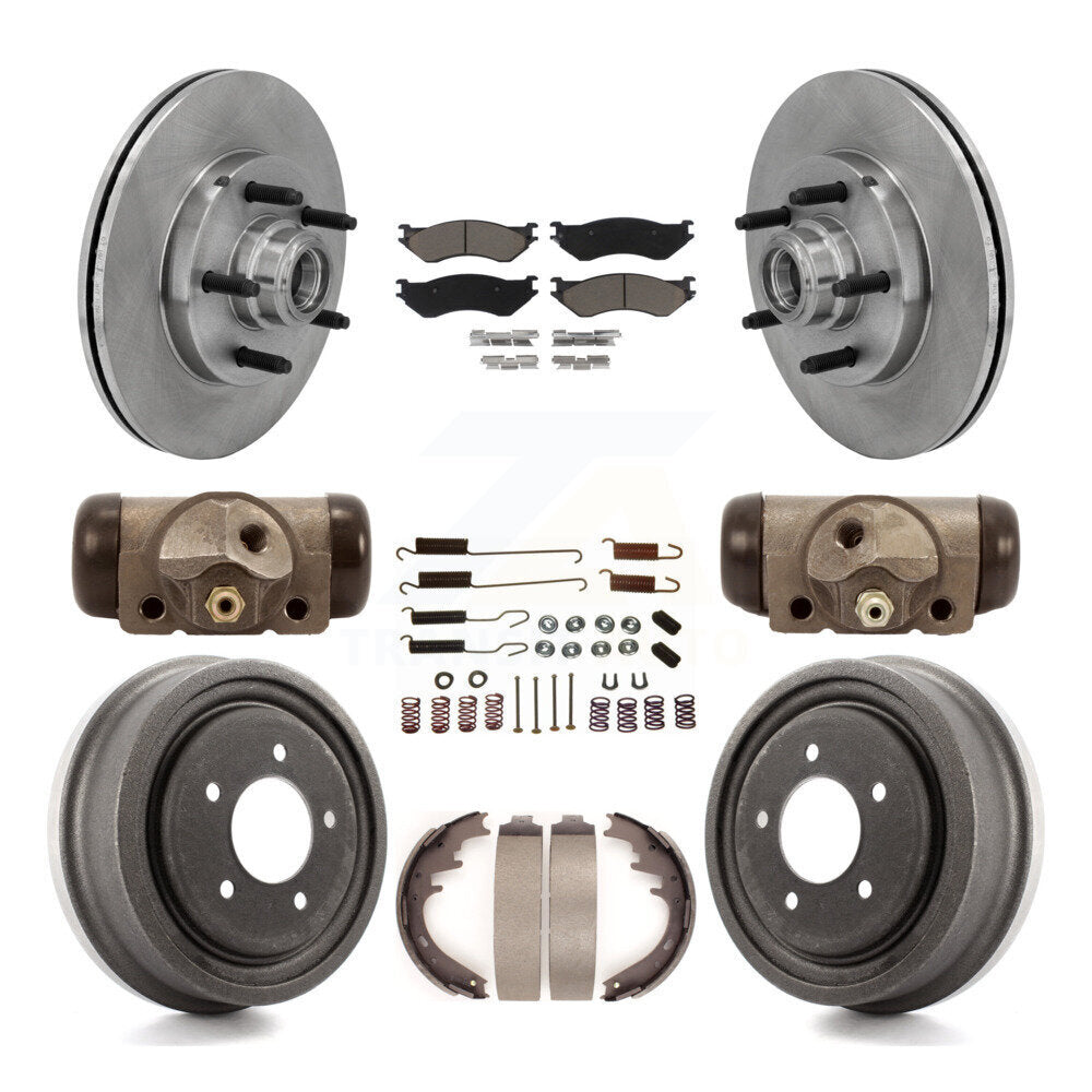 [Avant + Arrière] Kit de Disque et plaquette (céramique) de frein pour 1999-2001 Ford F-150 RWD avec 5 Lug Wheels K8C-102850