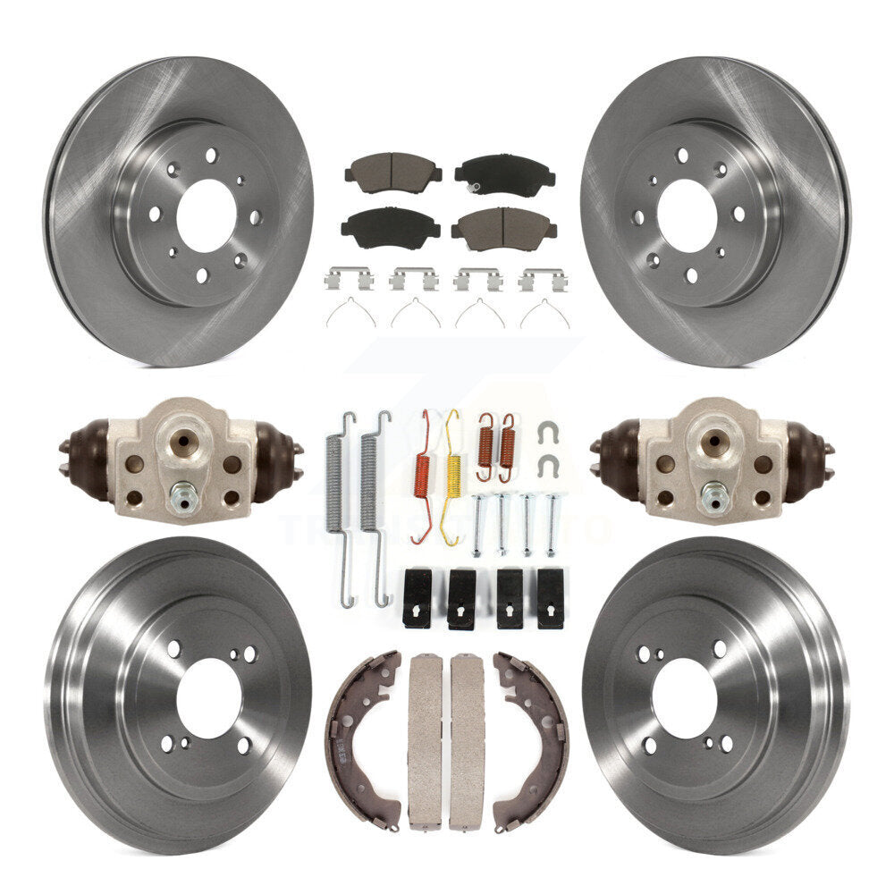 [Avant + Arrière] Kit de Disque et plaquette (céramique) de frein pour 2015-2019 Honda Fit K8C-102854