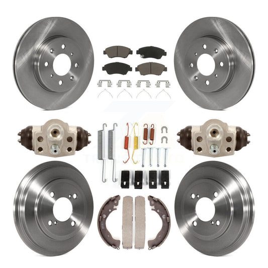 [Avant + Arrière] Kit de Disque et plaquette (céramique) de frein pour 2015-2019 Honda Fit K8C-102854