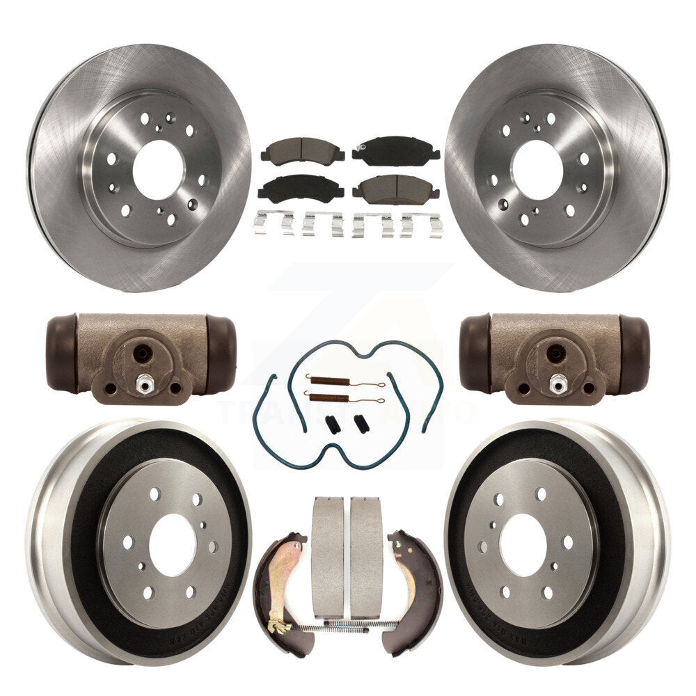 [Avant + Arrière] Kit de Disque et plaquette (céramique) de frein pour Chevrolet Silverado 1500 GMC Sierra Classic K8C-102859