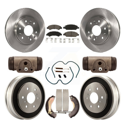 [Avant + Arrière] Kit de Disque et plaquette (céramique) de frein pour Chevrolet Silverado 1500 GMC Sierra Classic K8C-102859