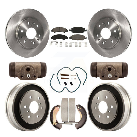 [Avant + Arrière] Kit de Disque et plaquette (céramique) de frein pour Chevrolet Silverado 1500 GMC Sierra Classic K8C-102859