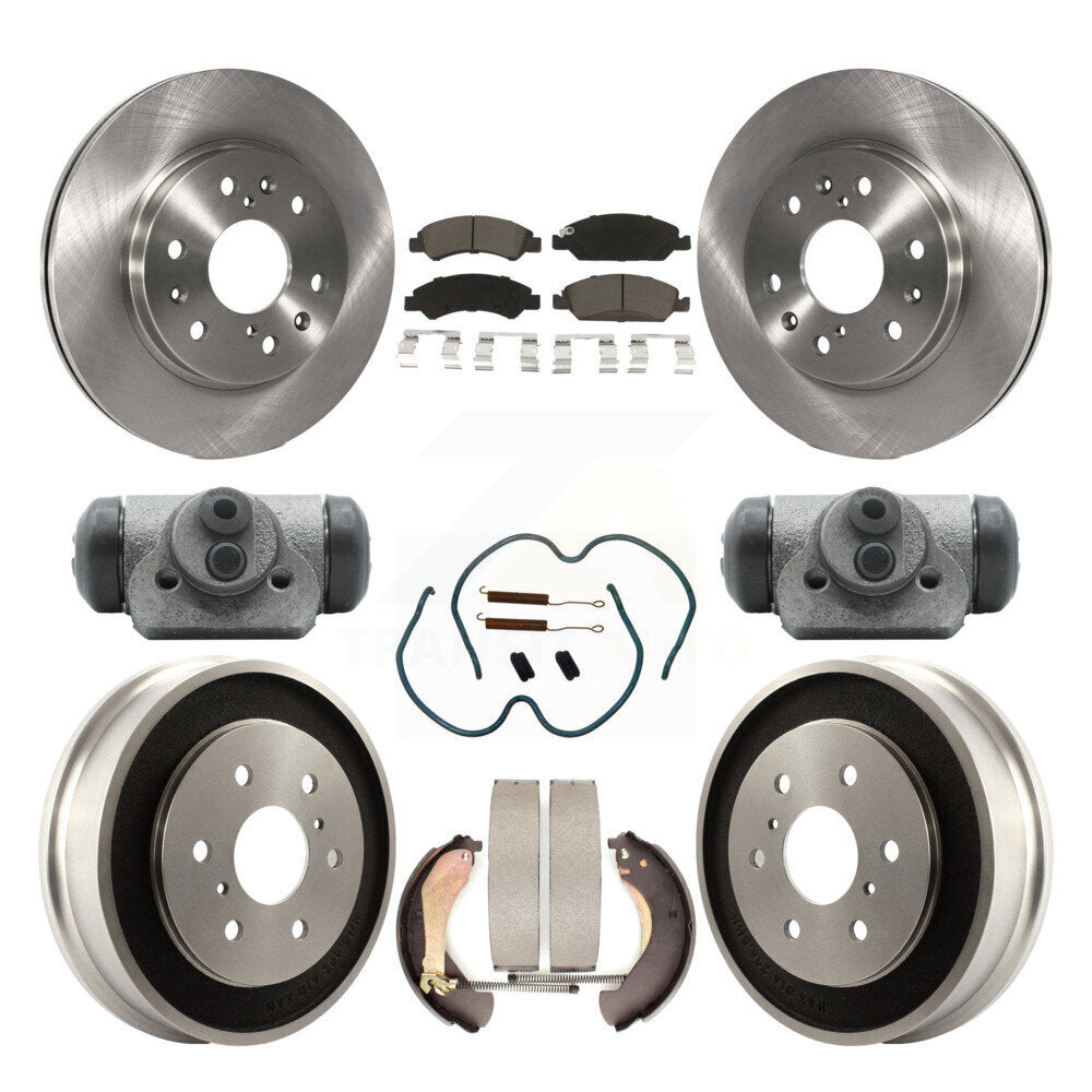 [Avant + Arrière] Kit de Disque et plaquette (céramique) de frein pour Chevrolet Silverado 1500 GMC Sierra Classic K8C-102860