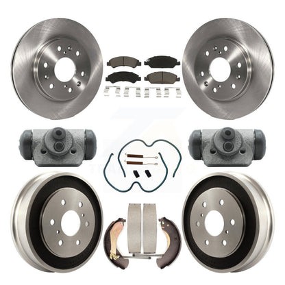 [Avant + Arrière] Kit de Disque et plaquette (céramique) de frein pour Chevrolet Silverado 1500 GMC Sierra Classic K8C-102860