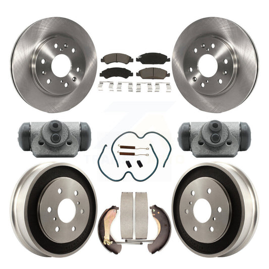 [Avant + Arrière] Kit de Disque et plaquette (céramique) de frein pour Chevrolet Silverado 1500 GMC Sierra Classic K8C-102860