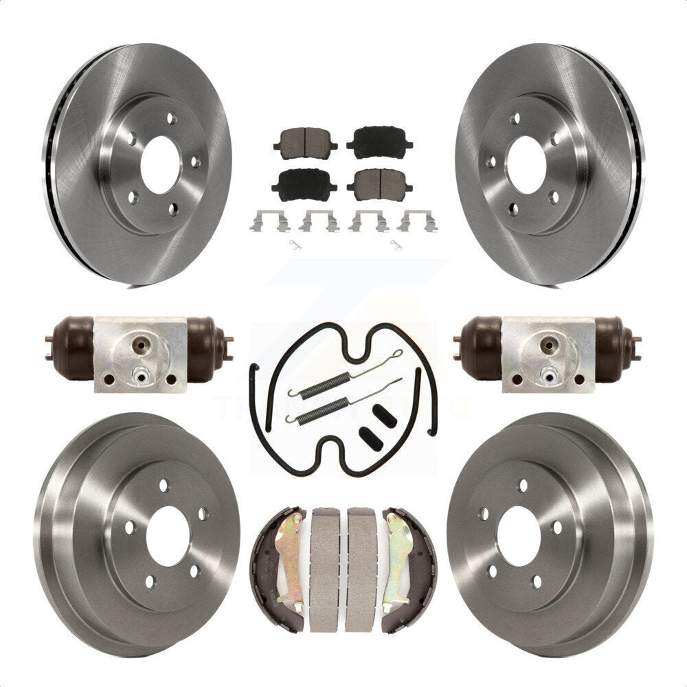 [Avant + Arrière] Kit de Disque et plaquette (céramique) de frein pour 2009 Chevrolet HHR LT Panel LS K8C-102869 par Transit Auto