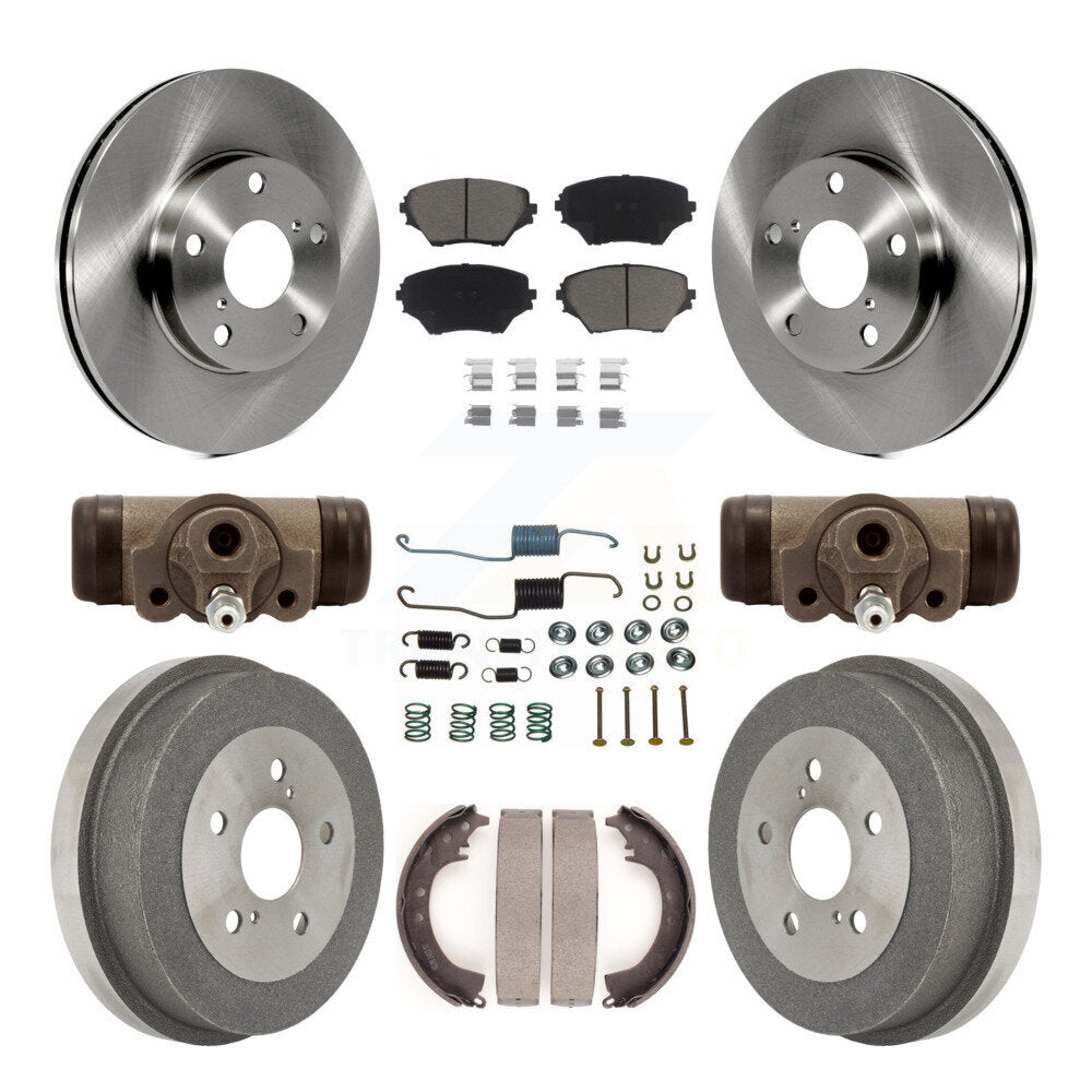 [Avant + Arrière] Kit de Disque et plaquette (céramique) de frein pour 2002 Toyota RAV4 GAS engine K8C-102873