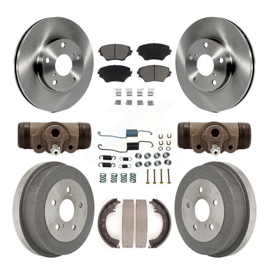 [Avant + Arrière] Kit de Disque et plaquette (céramique) de frein pour 2002 Toyota RAV4 GAS engine K8C-102873