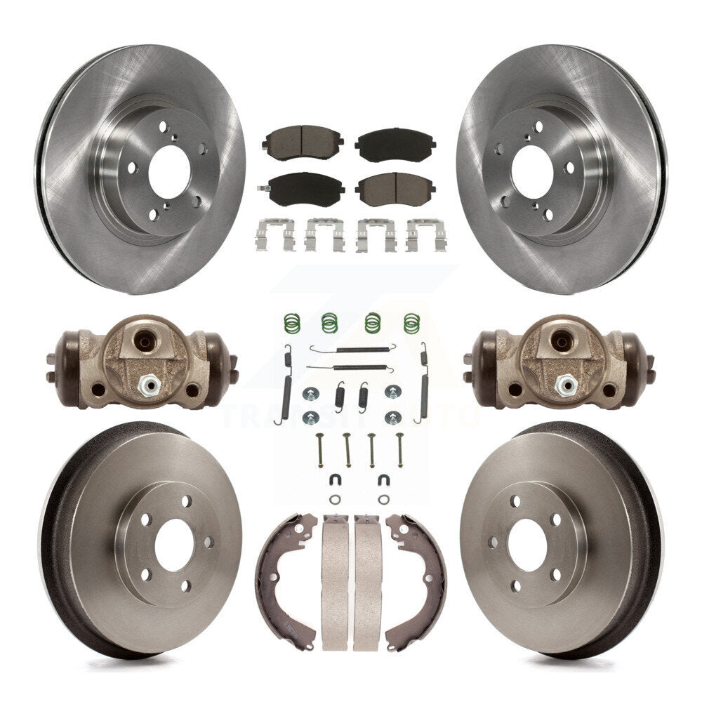 [Avant + Arrière] Kit de Disque et plaquette (céramique) de frein pour 2002-2003 Subaru Impreza Outback RS TS K8C-102875