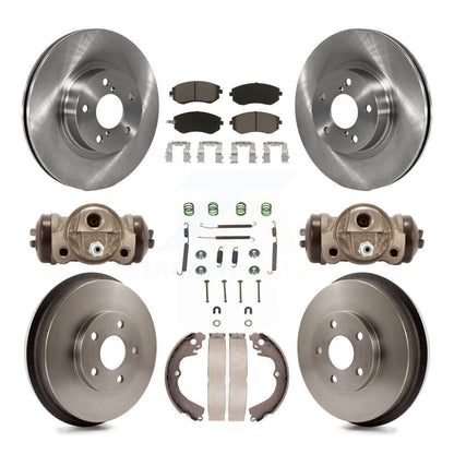 [Avant + Arrière] Kit de Disque et plaquette (céramique) de frein pour 2002-2003 Subaru Impreza Outback RS TS K8C-102875