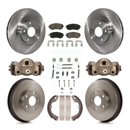 [Avant + Arrière] Kit de Disque et plaquette (céramique) de frein pour 2002-2003 Subaru Impreza Outback RS TS K8C-102875