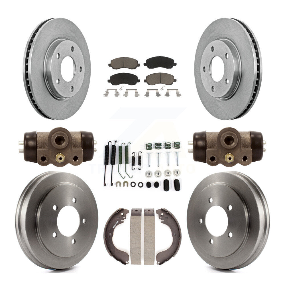 [Avant + Arrière] Kit de Disque et plaquette (céramique) de frein pour Dodge Caliber K8C-102878