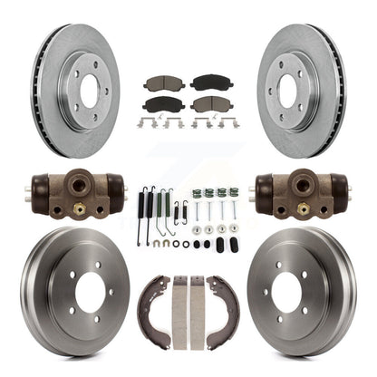 [Avant + Arrière] Kit de Disque et plaquette (céramique) de frein pour Dodge Caliber K8C-102878