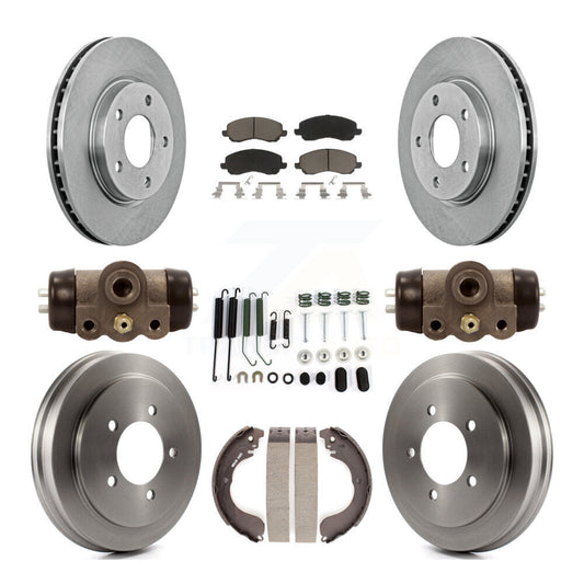 [Avant + Arrière] Kit de Disque et plaquette (céramique) de frein pour Dodge Caliber K8C-102878