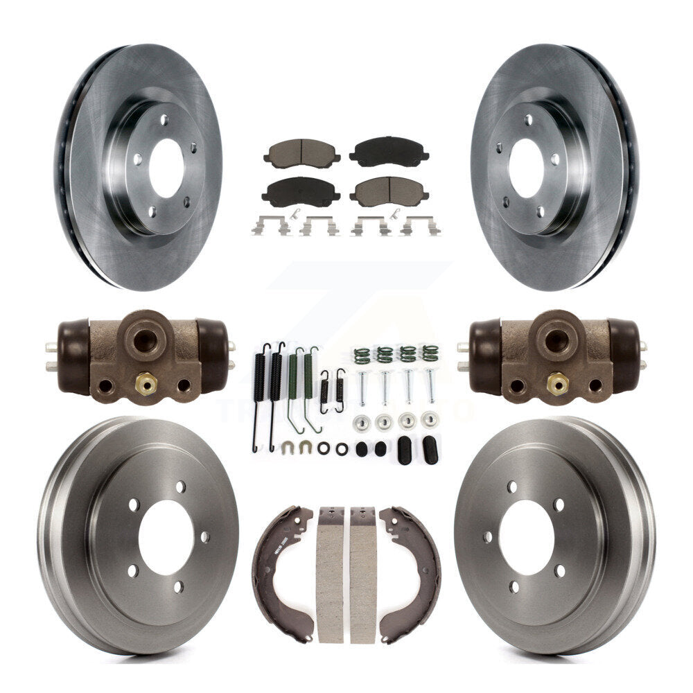 [Avant + Arrière] Kit de Disque et plaquette (céramique) de frein pour Jeep Patriot Compass Dodge Caliber Chrysler Sebring Avenger K8C-102879