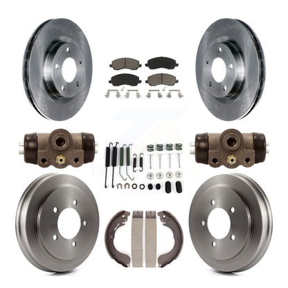 [Avant + Arrière] Kit de Disque et plaquette (céramique) de frein pour Jeep Patriot Compass Dodge Caliber Chrysler Sebring Avenger K8C-102879
