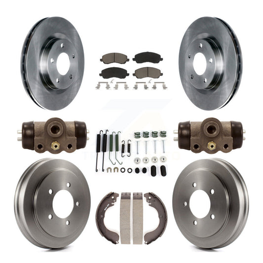 [Avant + Arrière] Kit de Disque et plaquette (céramique) de frein pour Jeep Patriot Compass Dodge Caliber Chrysler Sebring Avenger K8C-102879