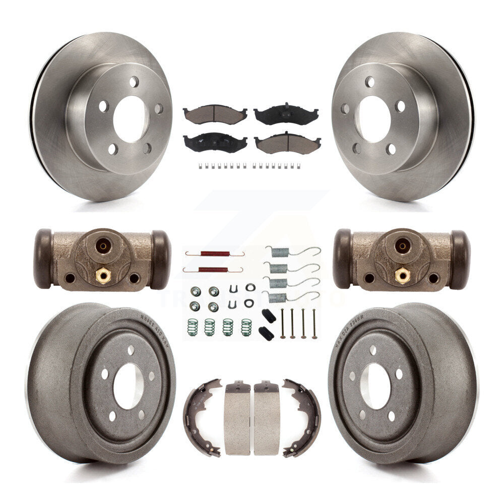 [Avant + Arrière] Kit de Disque et plaquette (céramique) de frein pour Jeep Wrangler TJ K8C-102891