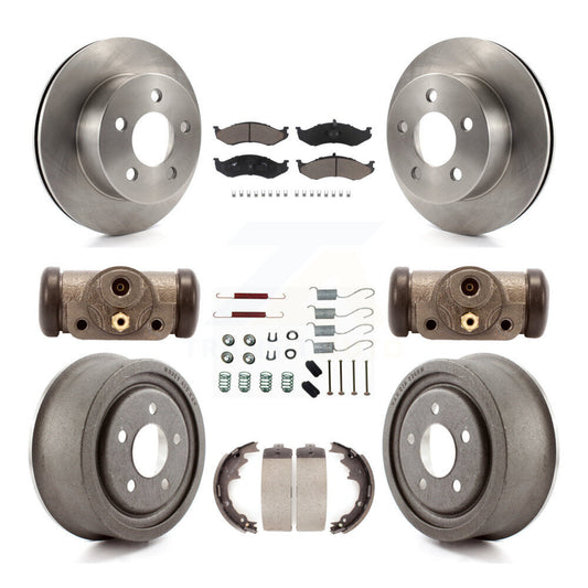 [Avant + Arrière] Kit de Disque et plaquette (céramique) de frein pour Jeep Wrangler TJ K8C-102891