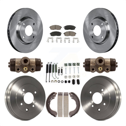 [Avant + Arrière] Kit de Disque et plaquette (céramique) de frein pour Nissan Sentra Versa Cube K8C-102893 par Transit Auto
