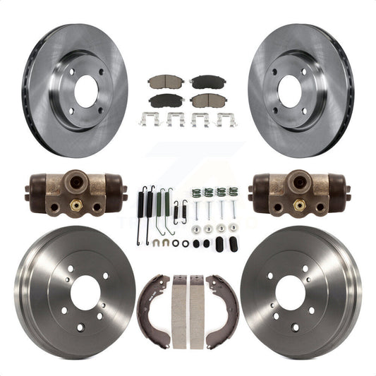 [Avant + Arrière] Kit de Disque et plaquette (céramique) de frein pour Nissan Sentra Versa Cube K8C-102893 par Transit Auto