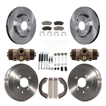 [Avant + Arrière] Kit de Disque et plaquette (céramique) de frein pour Nissan Sentra Versa Cube K8C-102893