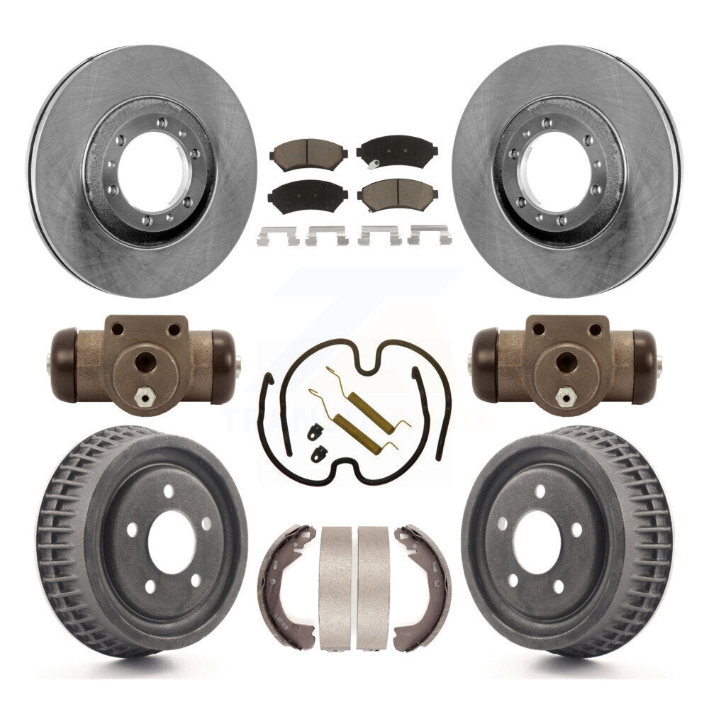 [Avant + Arrière] Kit de Disque et plaquette (céramique) de frein pour Chevrolet Venture Pontiac Montana Oldsmobile Silhouette Trans Sport K8C-102895