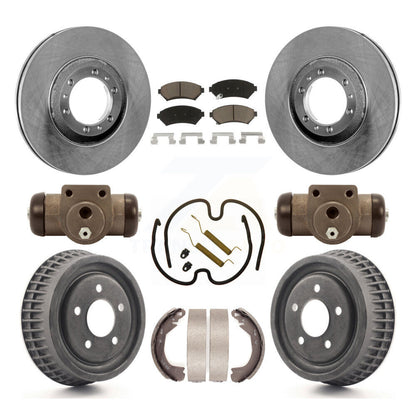 [Avant + Arrière] Kit de Disque et plaquette (céramique) de frein pour Chevrolet Venture Pontiac Montana Oldsmobile Silhouette Trans Sport K8C-102895