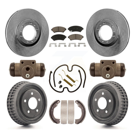 [Avant + Arrière] Kit de Disque et plaquette (céramique) de frein pour Chevrolet Venture Pontiac Montana Oldsmobile Silhouette Trans Sport K8C-102895