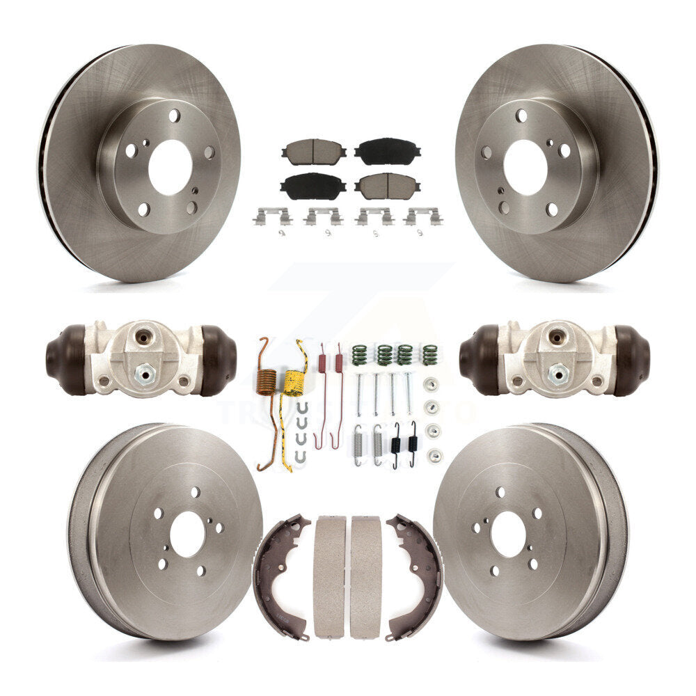 [Avant + Arrière] Kit de Disque et plaquette (céramique) de frein pour Toyota Tacoma avec 5 Lug Wheels K8C-102897
