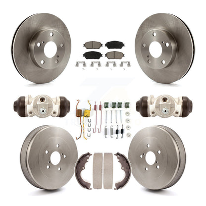 [Avant + Arrière] Kit de Disque et plaquette (céramique) de frein pour Toyota Tacoma avec 5 Lug Wheels K8C-102897