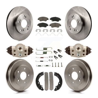 [Avant + Arrière] Kit de Disque et plaquette (céramique) de frein pour Honda Civic K8C-102901