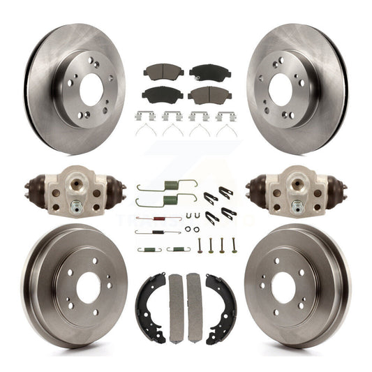 [Avant + Arrière] Kit de Disque et plaquette (céramique) de frein pour Honda Civic K8C-102901
