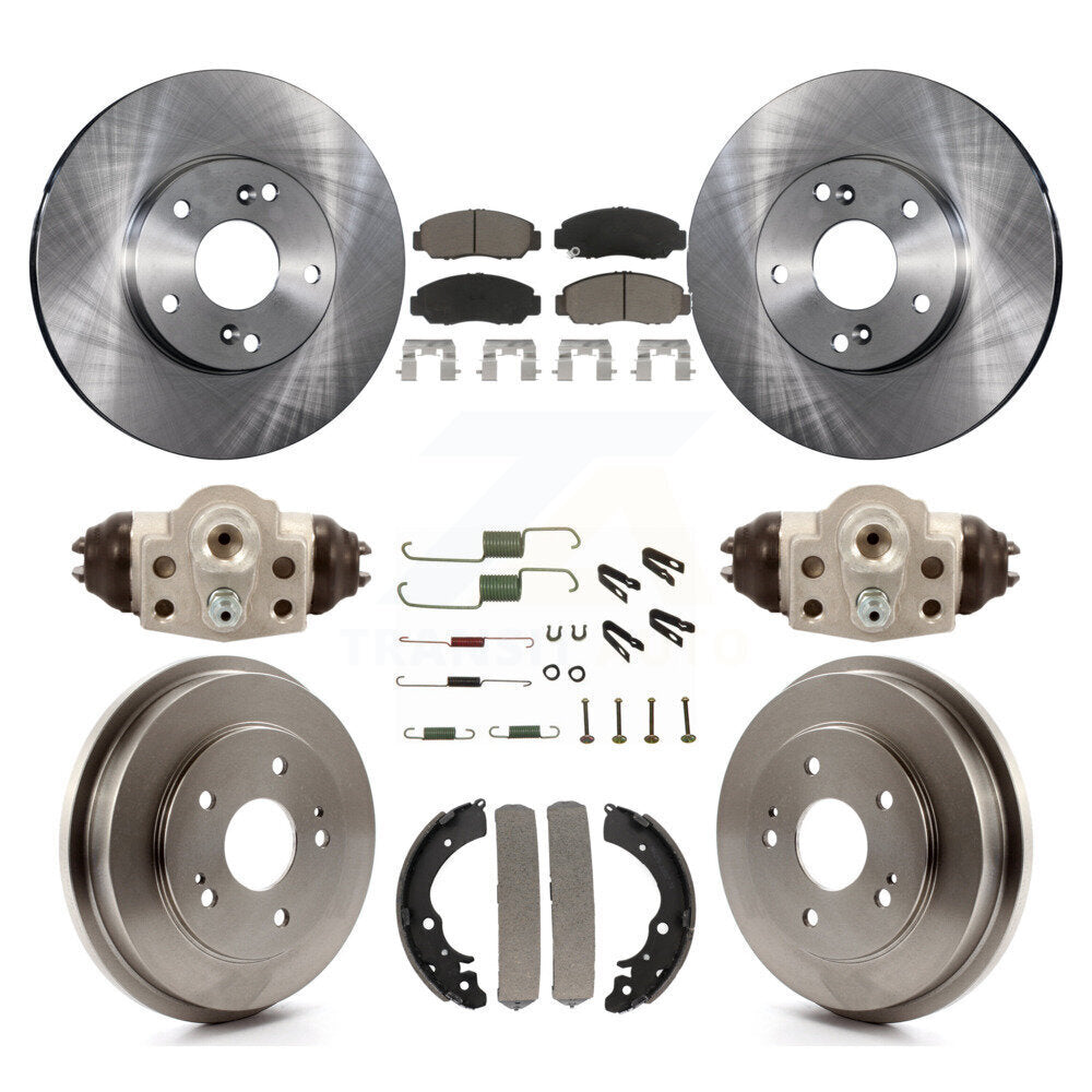 [Avant + Arrière] Kit de Disque et plaquette (céramique) de frein pour Honda Civic GX K8C-102903
