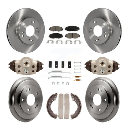[Avant + Arrière] Kit de Disque et plaquette (céramique) de frein pour Honda Civic K8C-102904