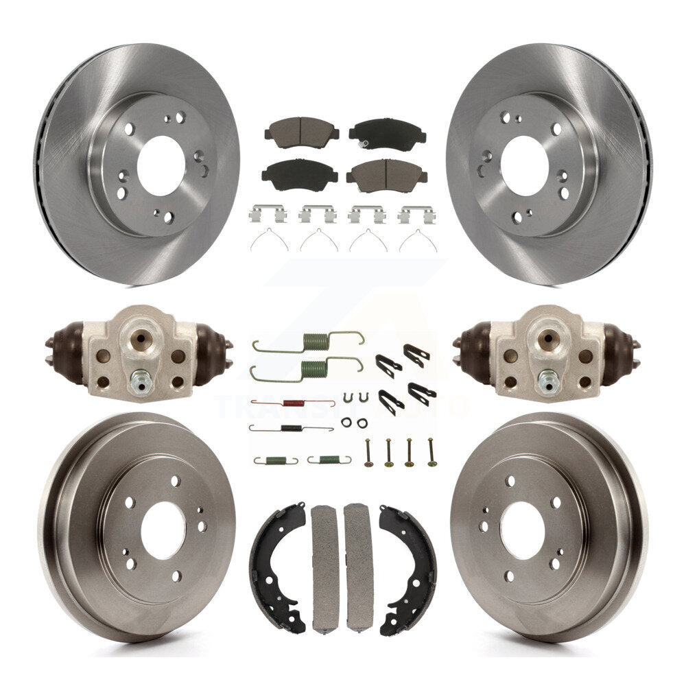[Avant + Arrière] Kit de Disque et plaquette (céramique) de frein pour 2006-2008 Honda Civic Hybrid K8C-102905