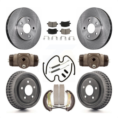 [Avant + Arrière] Kit de Disque et plaquette (céramique) de frein pour 2004 Chevrolet Malibu rear brakes avec 276mm Diameter Rotor K8C-102908 par Transit Auto