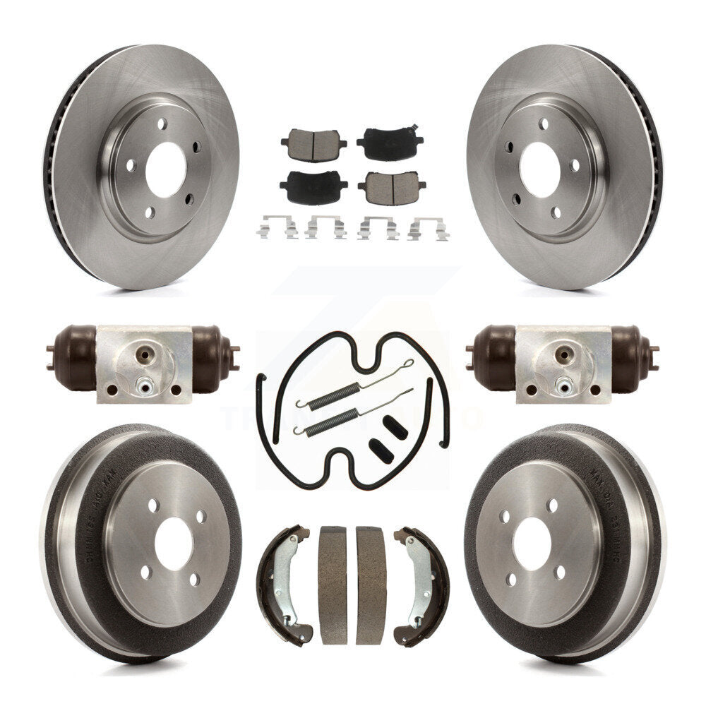 [Avant + Arrière] Kit de Disque et plaquette (céramique) de frein pour 2006 Pontiac Pursuit avec Brakes K8C-102909